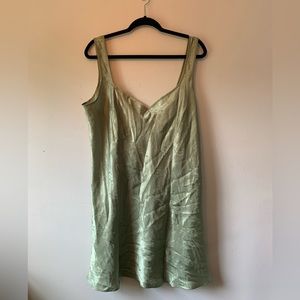 Satin slip dress
